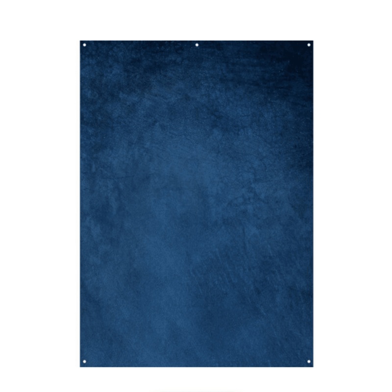 Westcott X-Drop Fabric Backdrop (Blue Concrete, 5′ x 7′)