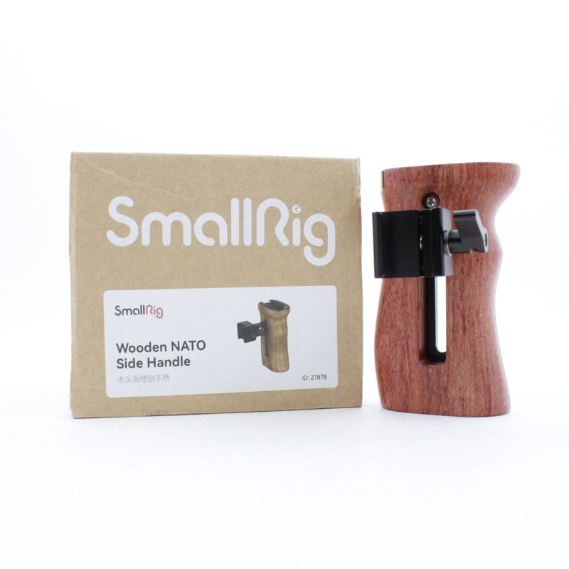 * USED * SmallRig Wooden Side Handle with NATO Clamp