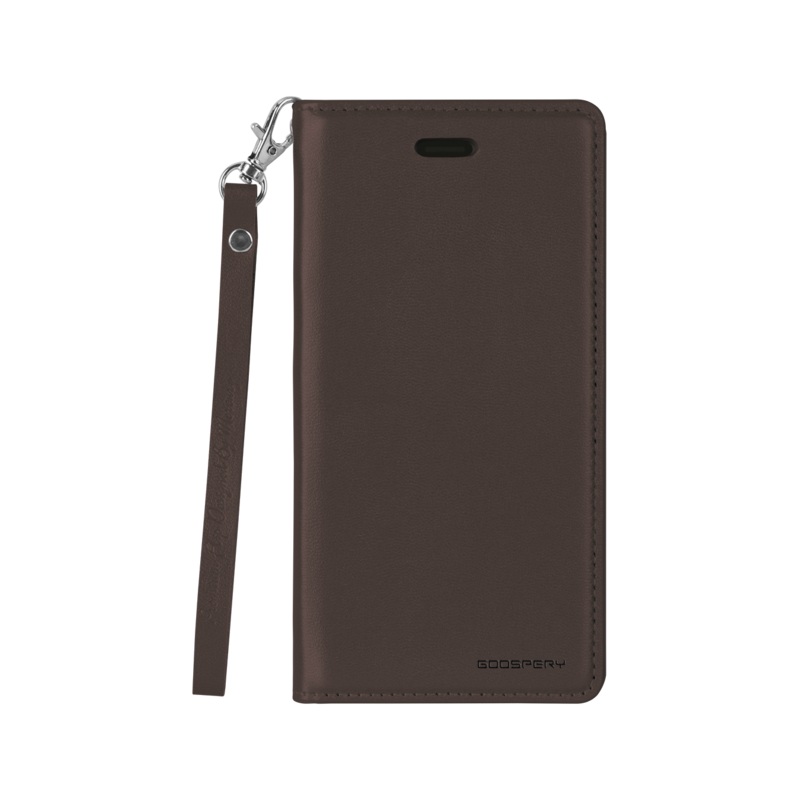 Goospery Bluemoon Flip Case for Galaxy S22 – Brown Phonnic