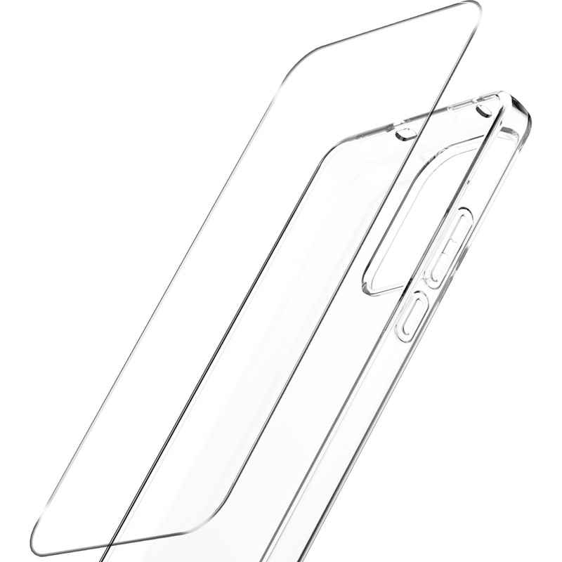 ITSKINS Case with Screen Protector for OPPO Reno 13 F (Clear)
