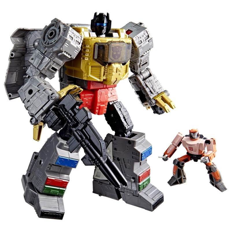 Transformers – Studio Series: The Transformers: The Movie Dinobot Grimlock and Autobot Wheelie Figure