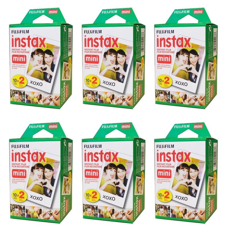 Fujifilm Instax Mini Instant Film 2×10 6 Packs (120 Shots)