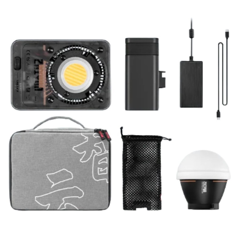 Zhiyun MOLUS X60 Bi-Color Portable LED Monolight with Nine Creative Lighting Effects (Combo Kit)