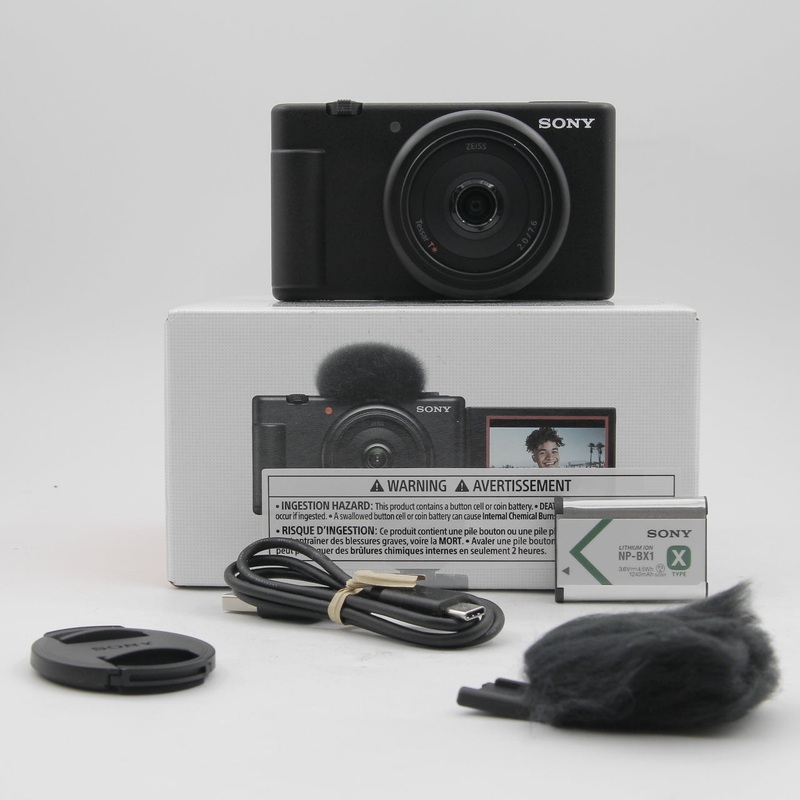 * OPEN BOX EXCELLENT * Sony ZV-1F Vlogging Camera (Black)