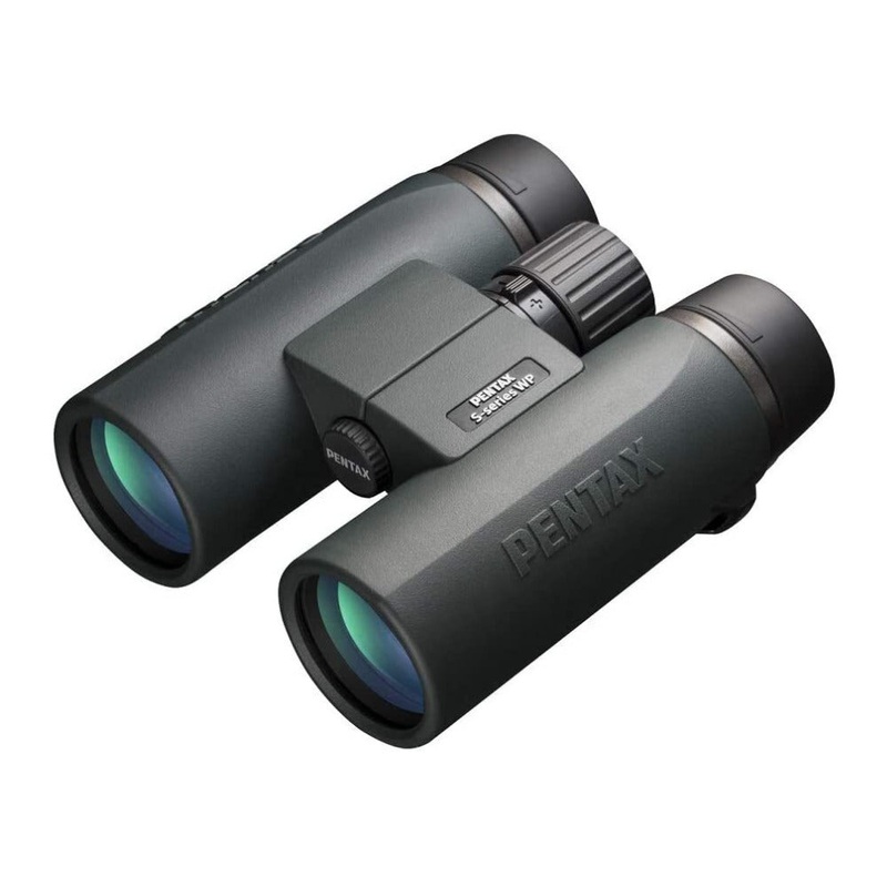 Pentax SD 8×42 WP Full-Size Binoculars for Low-Light Conditions with Rugged Construction (Green)