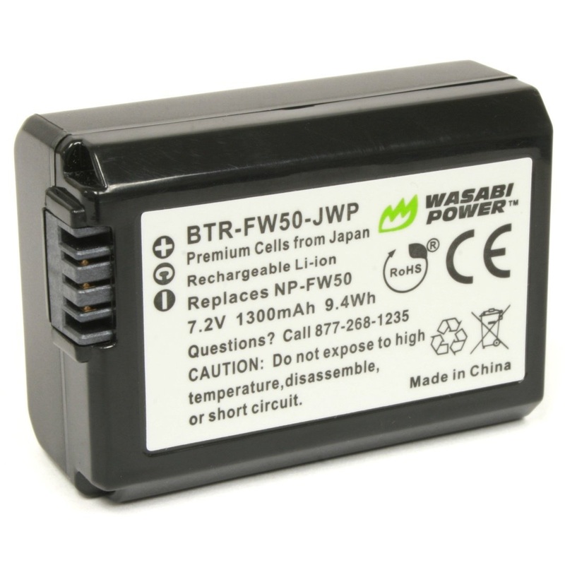 Wasabi Power Battery for Sony NP-FW50