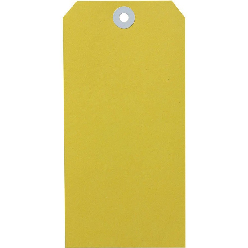 Avery 18140 Shipping Tag Size 8 160x80mm Box of 1000 (Yellow) SuperOffice