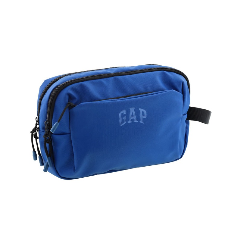 GAP Water Repellent Finish Travel Toiletry/Cosmetic Bag/Pack 31cm Blue Orquestra