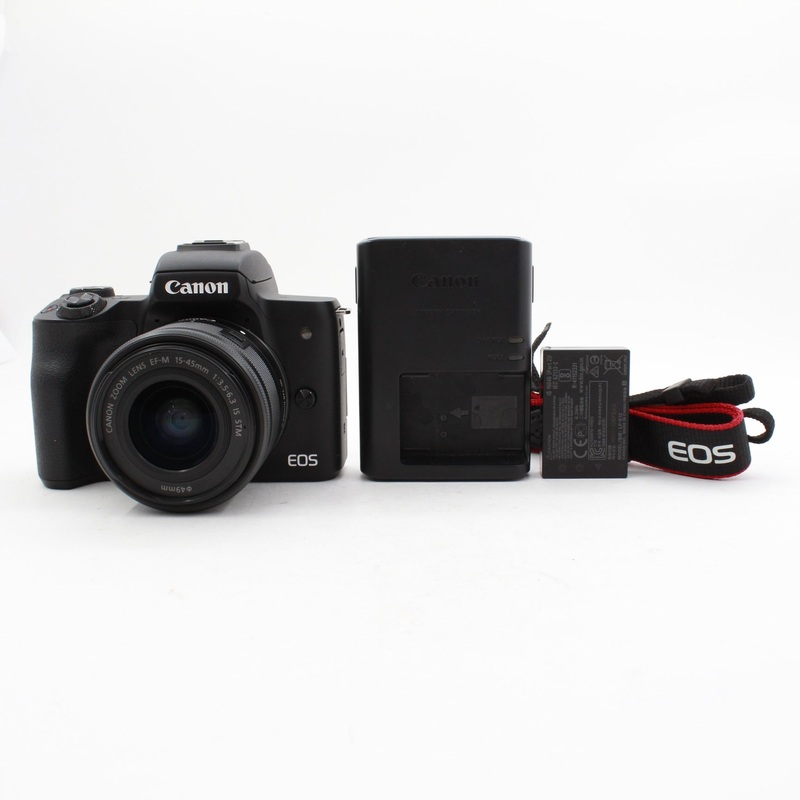 * USED * Canon EOS M50 Mirrorless Vlogging Camera Kit with EF-M 15-45mm Lens