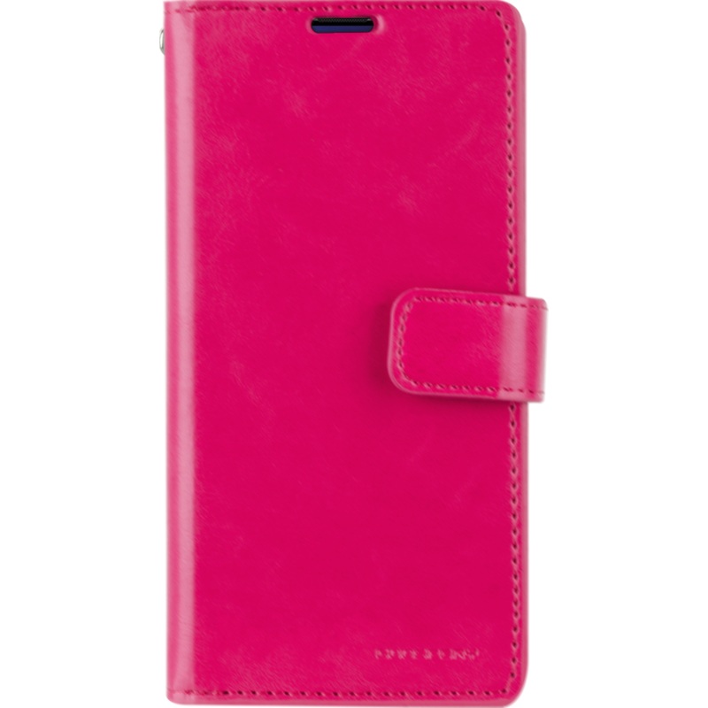 Goospery Mansoor Diary for Galaxy S10 5G in Black, Brown, Gold, Hot Pink, Mint, Navy, Red, Wine – Hot Pink Phonnic