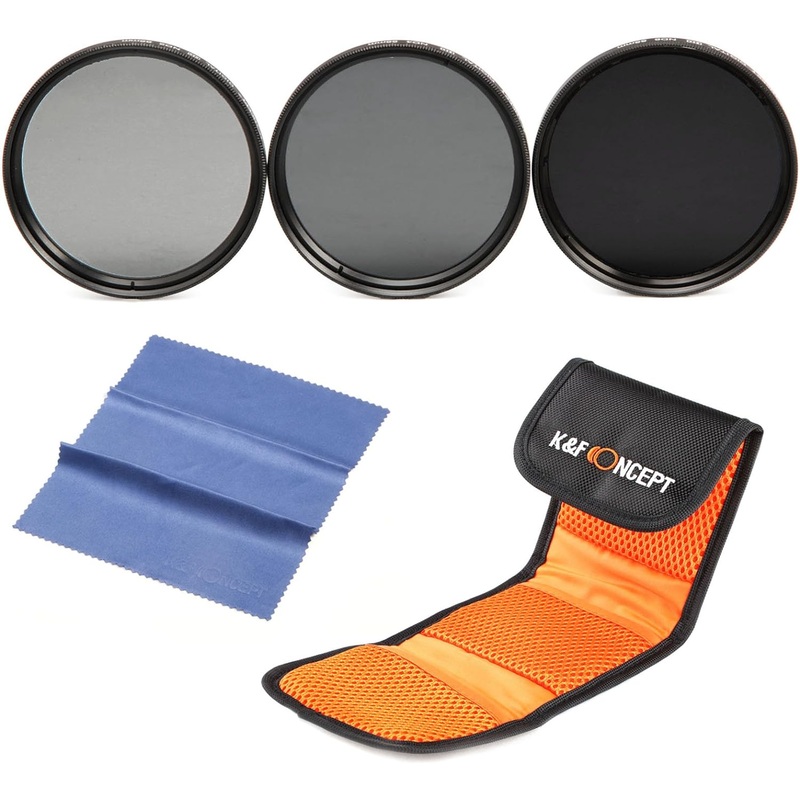 K&F CONCEPT 40.5MM ND2+ND4+ND8M, 3 FILTER KIT SKU0910