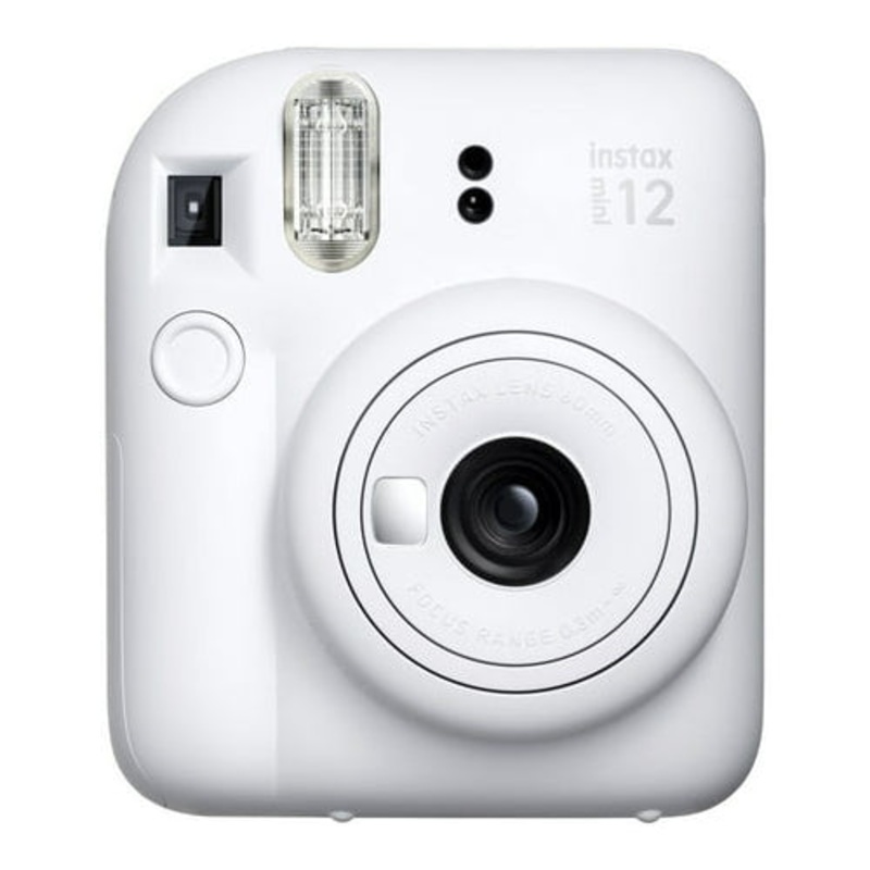Fujifilm Instax Mini 12 with 60mm Instax Mini Lens (Clay White)