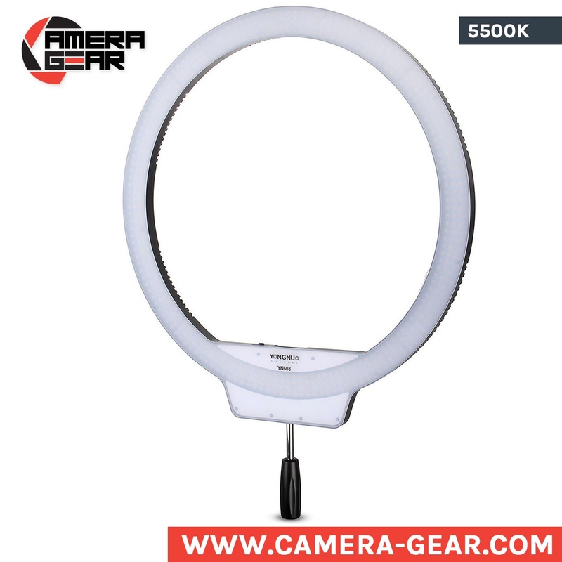 Yongnuo YN608 5500K Ring LED  Pro LED Video Light  Camera Gear
