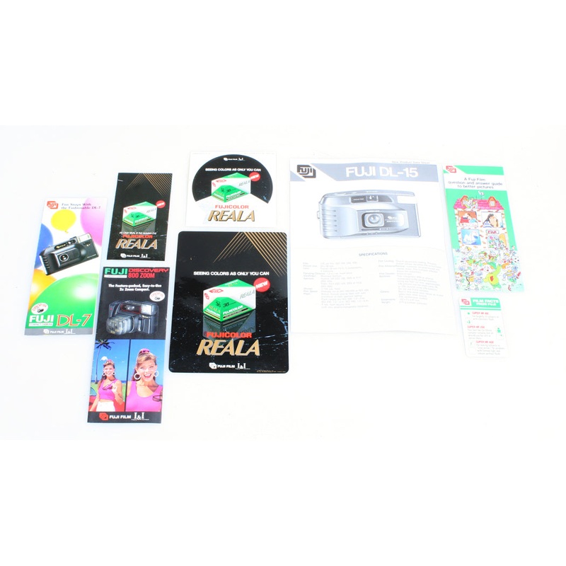 FUJI FILM LITERATURE AND STICKER LOT OF 8