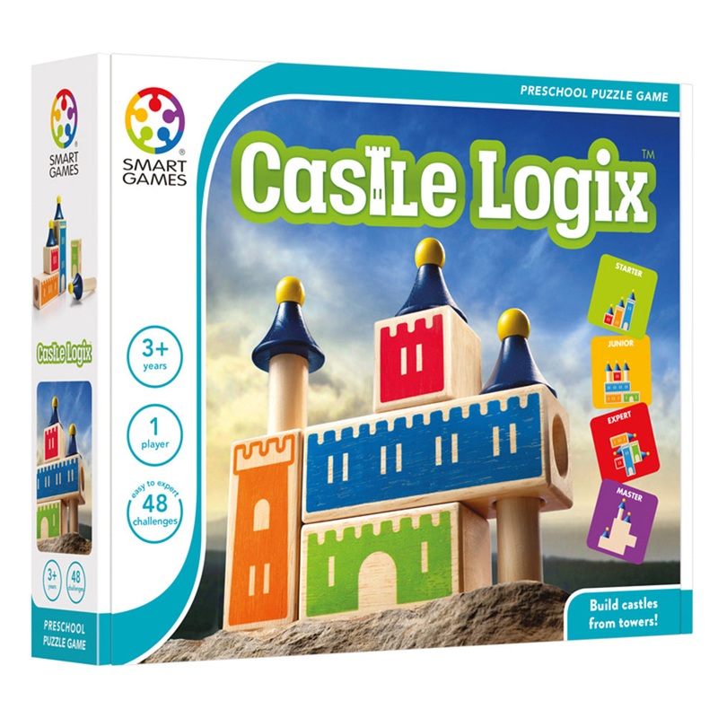 Smart Games Castle Logix Preschool Puzzle Building Blocks KG Super Store