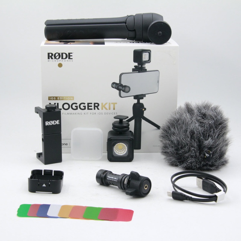* OPEN BOX EXCELLENT * RODE Vlogger Kit iOS Edition Filmmaking Kit for Mobile Devices with Lightning Ports