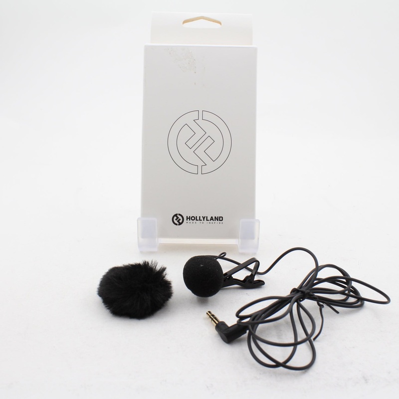* OPEN BOX EXCELLENT * Hollyland LARK MAX HL-OLM02 Omnidirectional Lavalier Microphone (Black)