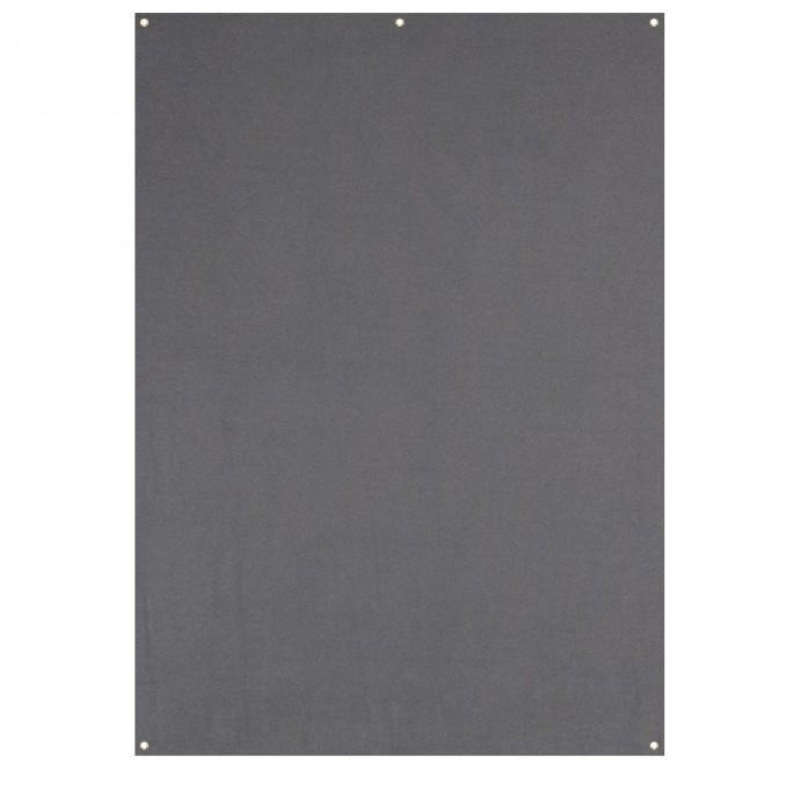 Westcott X-Drop Wrinkle-Resistant Backdrop – Neutral Gray (5′ x 7′)