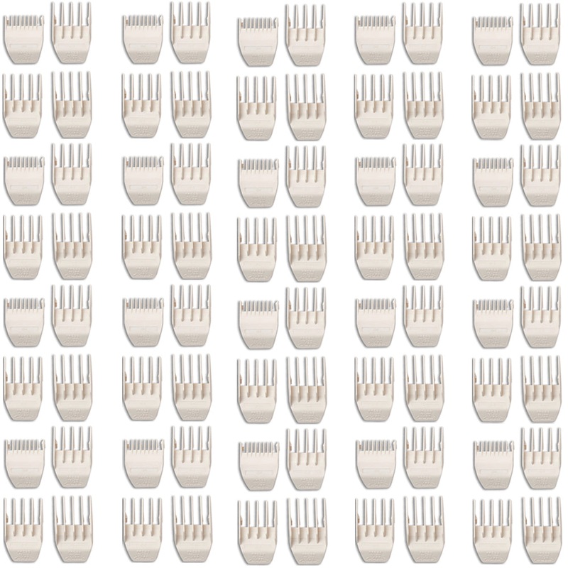 20 Units Wahl Peanut Guides 4 Pcs Set Fits Peanut, Beret, Sterling Mag – White #3166-100