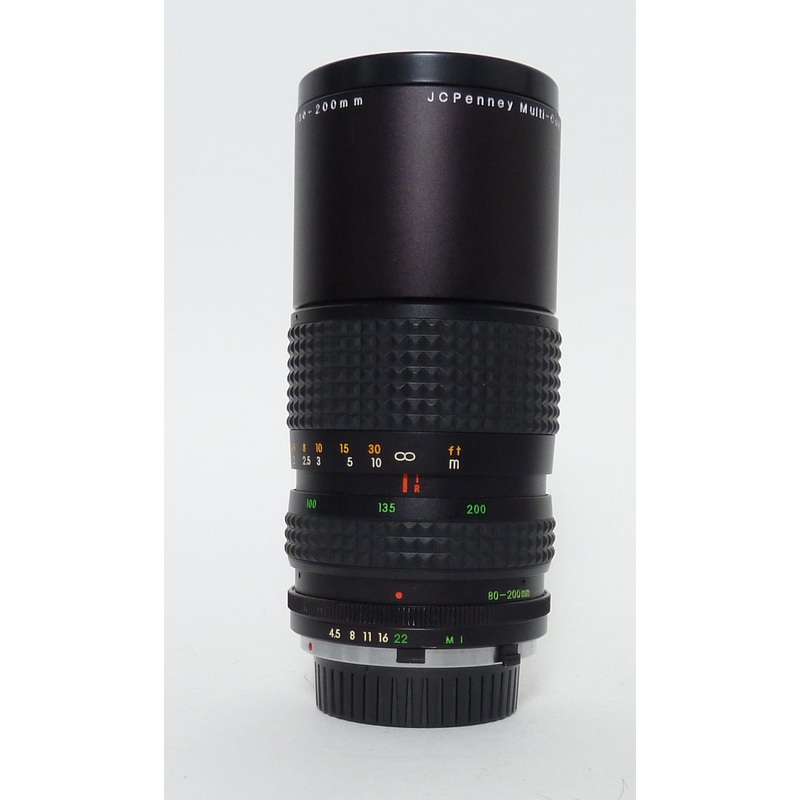 JC Penney 80-200mm f4.5 Minolta MD Mount Lens