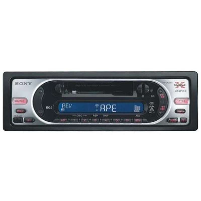 Sony XRCA350X FM-AM Cassette Car Stereo