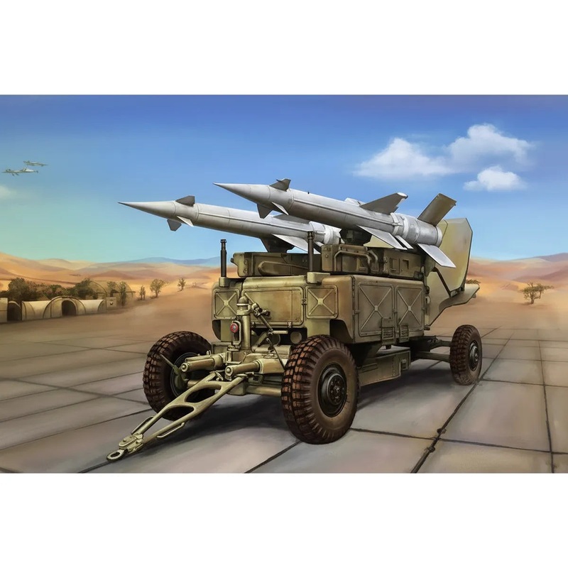 Trumpeter 1/35 Soviet 5P71 Launcher with 5V27 Missile Pechora (SA-3B Goa) Scaled Plastic Model Kit Hobbies Direct
