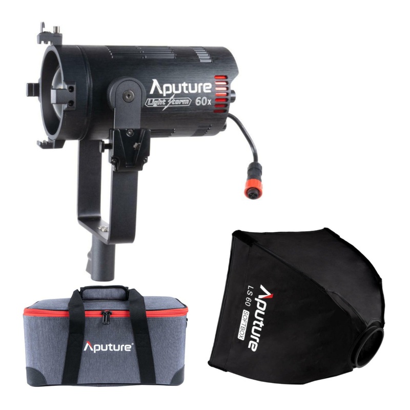Aputure LS 60X Bowen’s Mount Compatible Bi-Color Focusing LED with Aputure LS60 Softbox Bundle