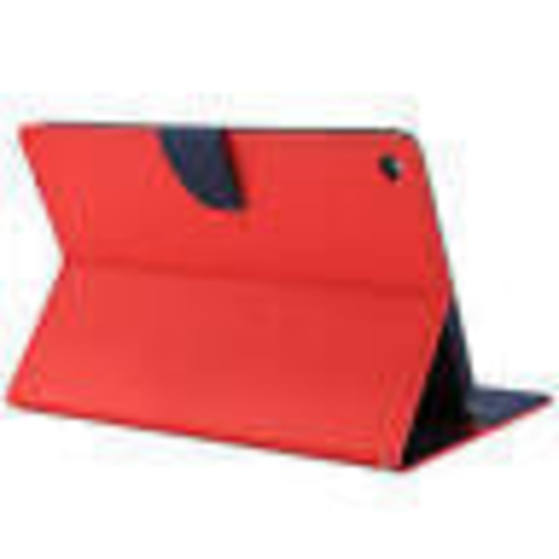 Goospery Fancy Diary Case for iPad Pro 12.9″ 4th / 5th / 6th Gen (Red/Navy) Phonnic