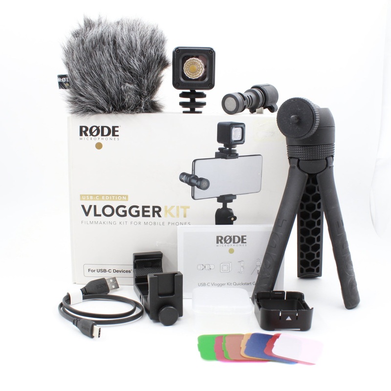 * OPEN BOX EXCELLENT * RODE Vlogger Kit USB-C Edition Filmmaking Kit for Mobile Devices with USB Type-C Ports