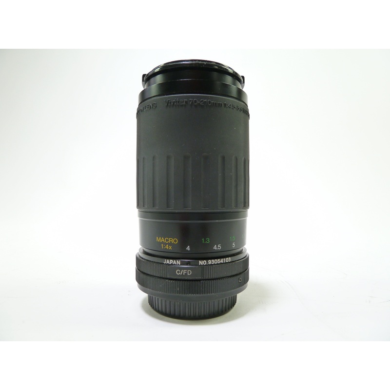 Vivitar 70-210 f/4.5-5.6 Macro Focusing Zoom MC Lens for use with Canon FD