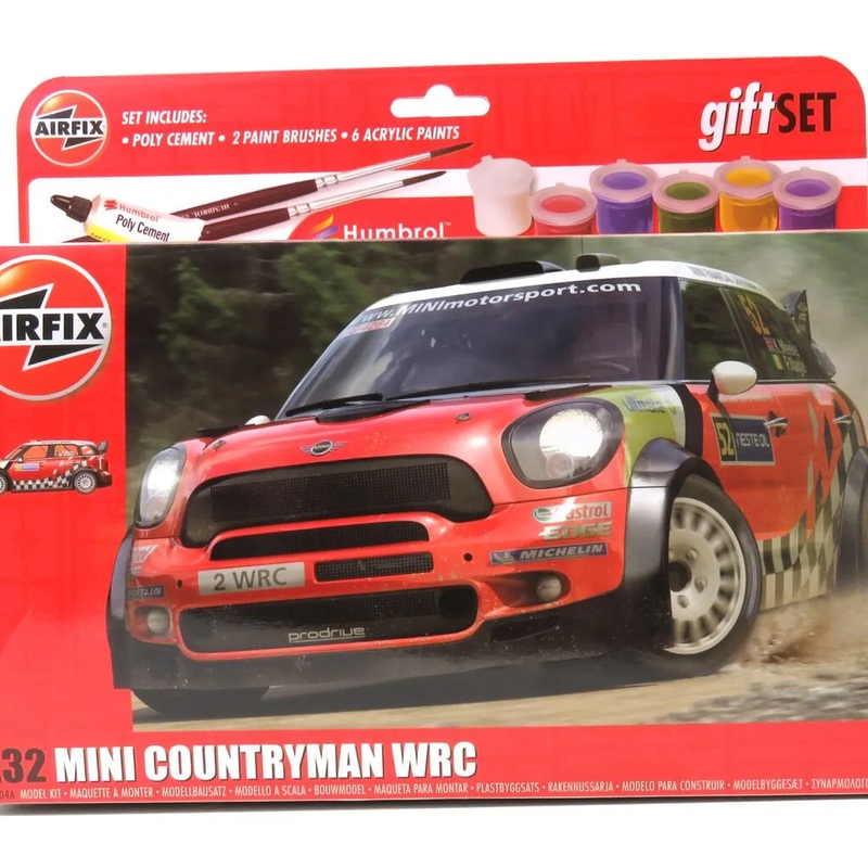 Airfix 1/32 Mini Countryman WRC Scaled Plastic Model Kit Hobbies Direct
