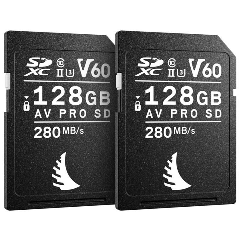 Angelbird MatchPack AV PRO 128GB SDXC UHS-II 280MB/s Memory Card for Canon (2 Pack) – V60