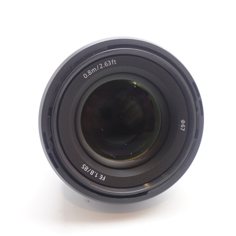 Used Sony 85mm FE f/1.8 Full Frame Lens | Black | U9+