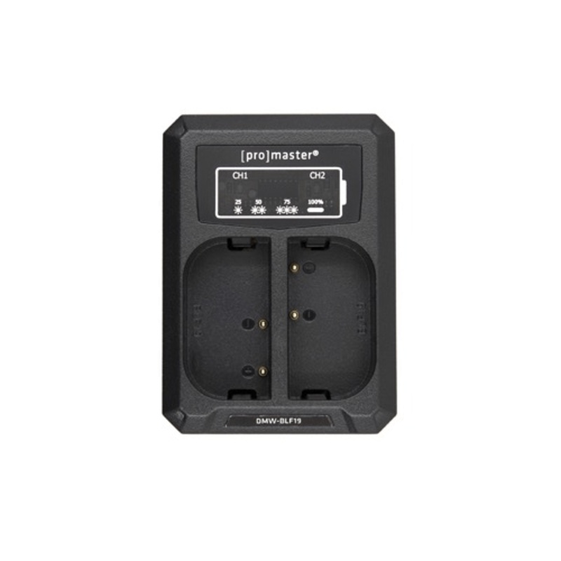 Promaster Dually Charger – USB for Panasonic DMW-BLF19 & BLK22