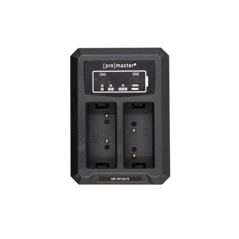 Promaster Dually Charger | USB for Fuji NP-W126(S)