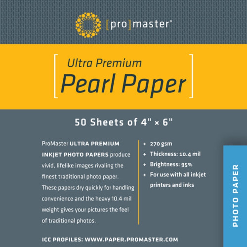 Ultra Premium Pearl Paper – 4″x6″ – 50 Sheets – 4″ x 6″ – 50 Sheets