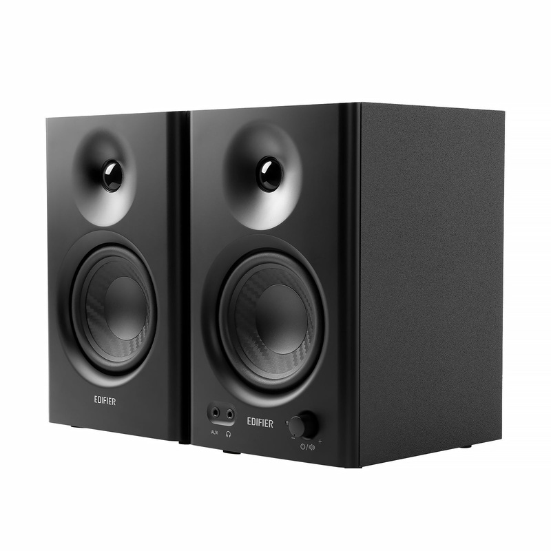 Edifier MR4 Powered Studio Monitor Speakers, 4″ Active Near-field Monitor Speaker – Black (Pair) Sixale Australia