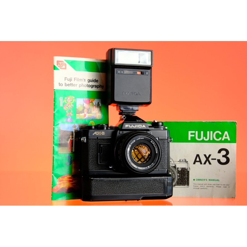 Fujifilm AX-3 35mm SLR + 50mm f/1.9 Lens Works Starter Kit