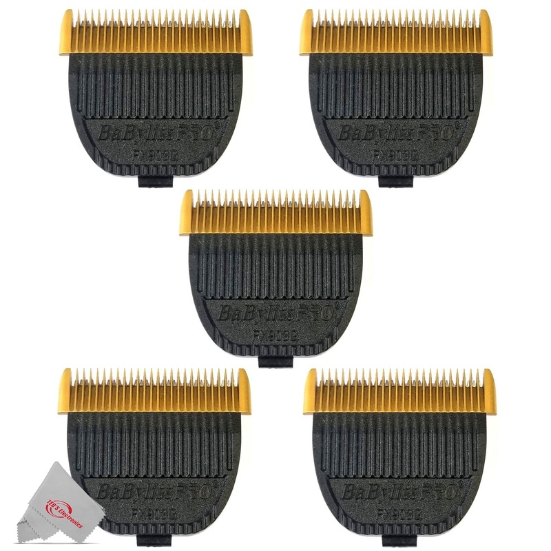 BaByliss Pro FX3 DLC Titanium Fade Replacement Blade Fits FXX3C Clipper #FX903G – 5 Count