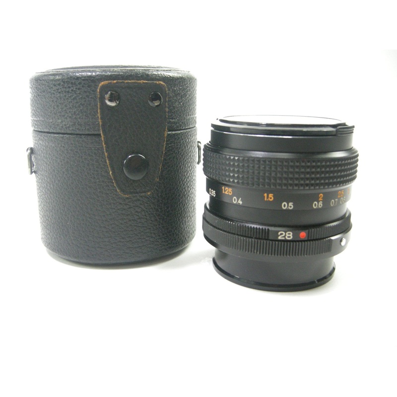 Konica hexanon AR 28mm f3.5 lens