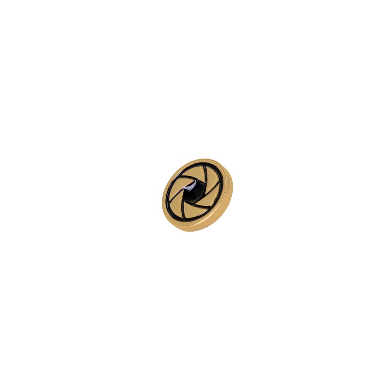 PRO Deluxe Soft Shutter Button – Bright Brass Leaf Shutter Design (77820)