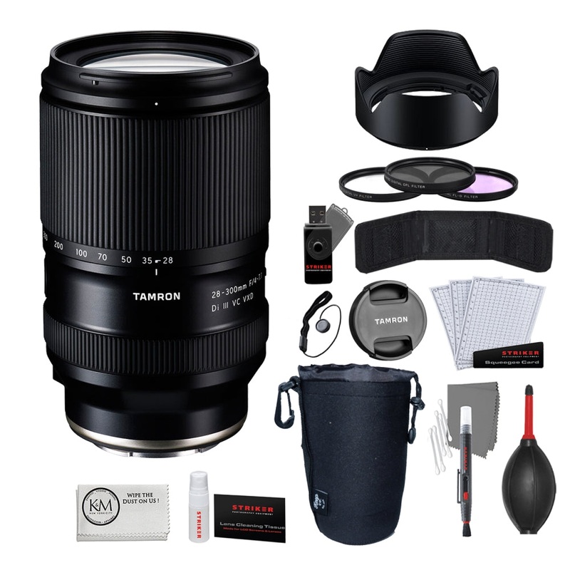 Tamron 28-300mm f/4-7.1 Di III VC VXD Lens | Sony E Bundled with Starter Bundle