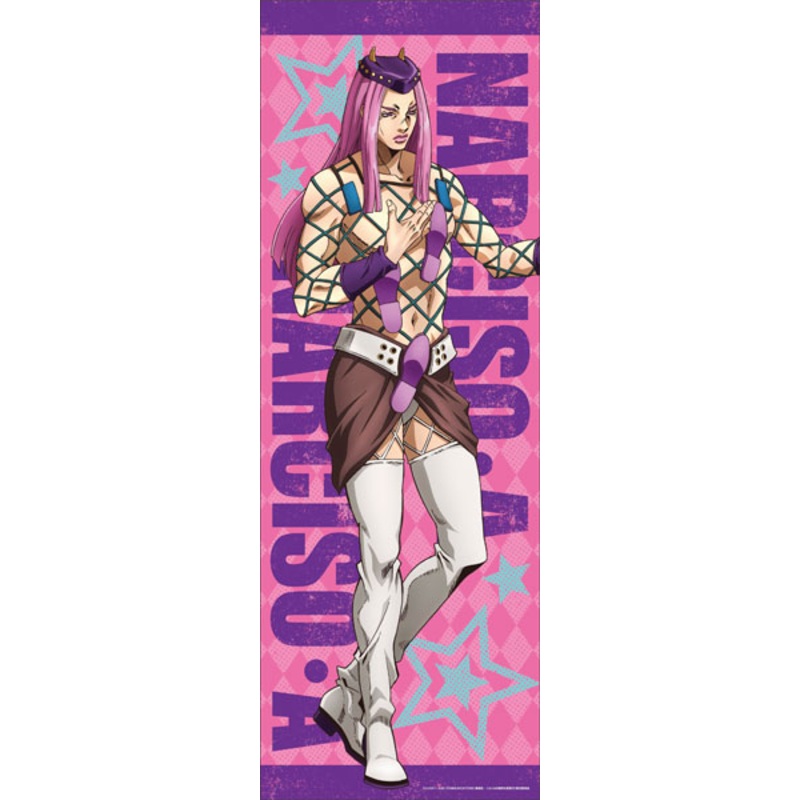 Anime “JoJo’s Bizarre Adventure Stone Ocean” New Illustration Life-size Wall Scroll [AM] (2) Narciso A.
