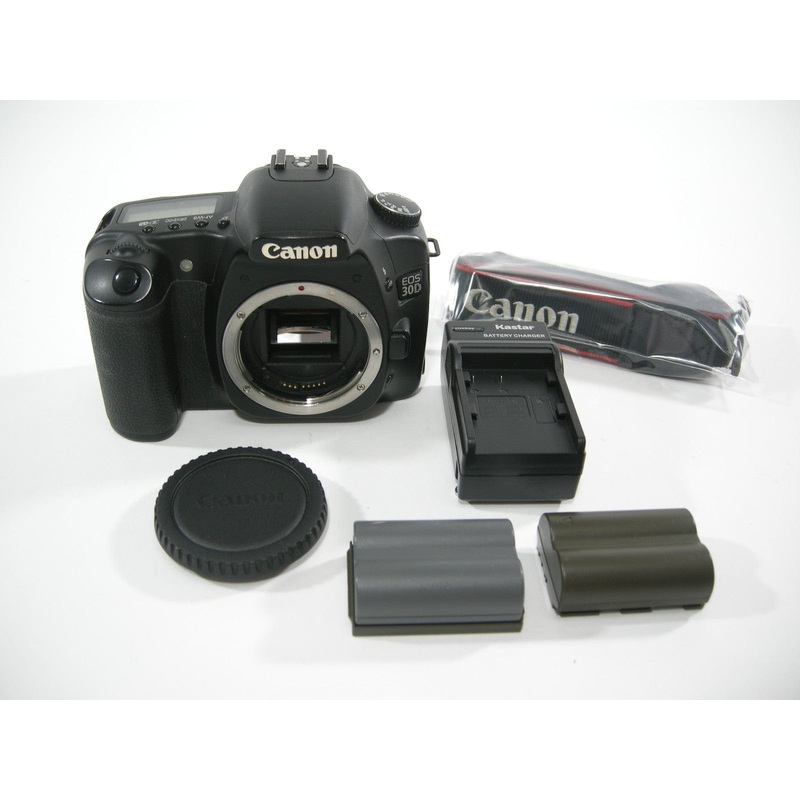 Canon 30D 8.2mp Digital SLR Body Only Shutter Ct. N/A