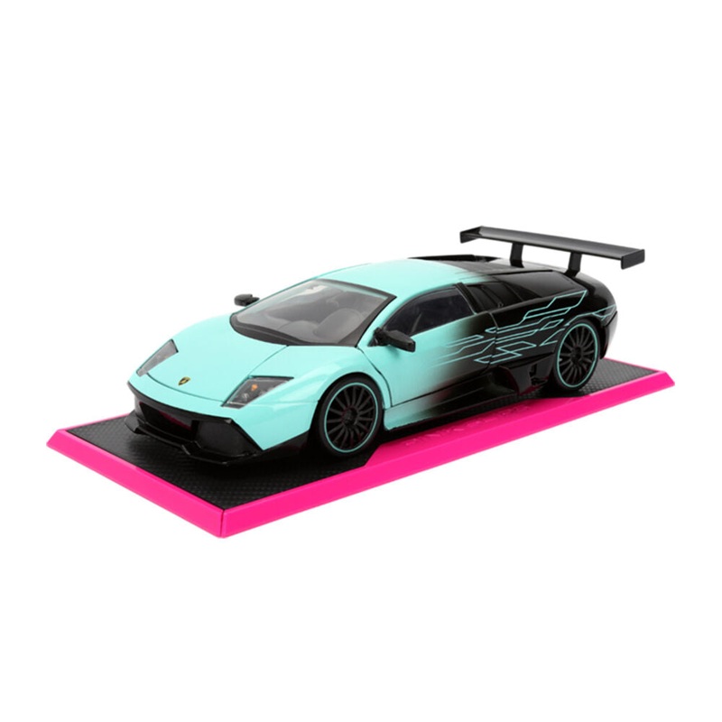 Jada 1:24 Scale Pink Slips Lamborghini Murcielago LP640 Diecast Car Model Above Toys