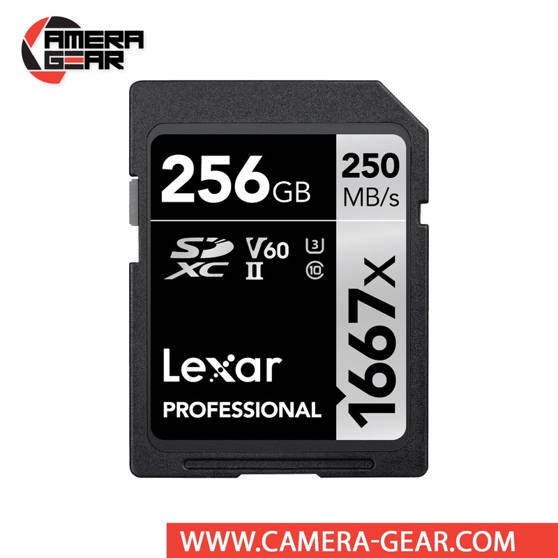 Lexar 256GB Professional 1667x UHSII SDXC Memory Card