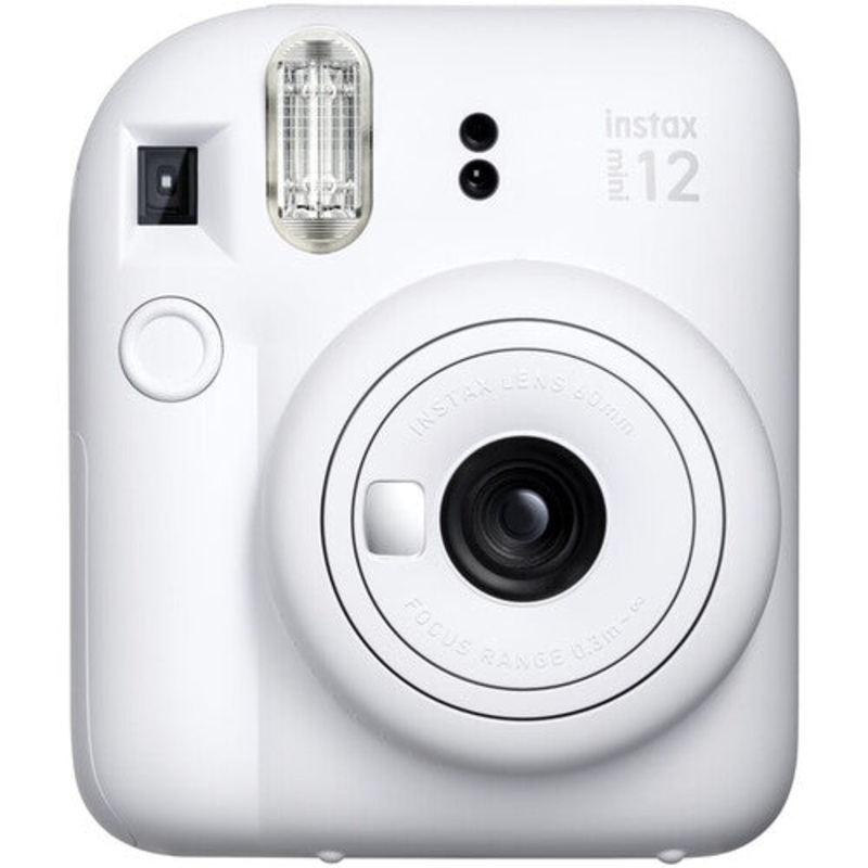 FUJIFILM INSTAX MINI 12 Instant Film Camera – Clay White