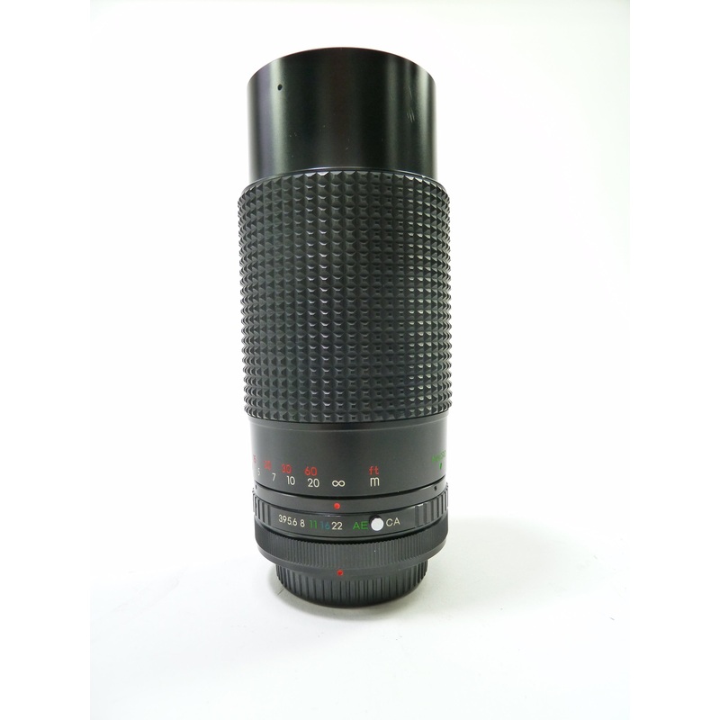 Albinar 80-200mm f/3.9 MC Macro Zoom Lens for Canon FD