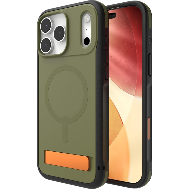 ZAGG Sedona Snap Kickstand + Camera Control Button Case for iPhone 17 Pro Max (Sea Kelp)