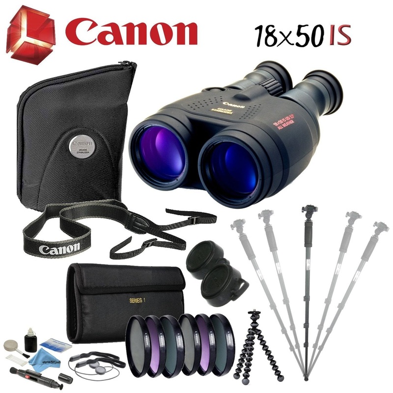 Canon 18×50 is Image Stabilized Binocular Advanced Bundle